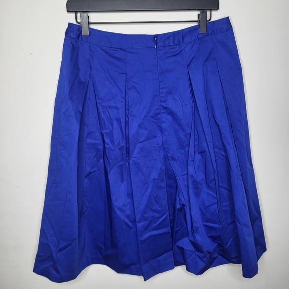Talbots NWT New Blue Skirt With Lining Size 6 - Picture 2 of 3